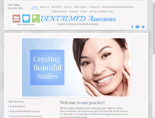 Tablet Screenshot of dentalmedassociates.com